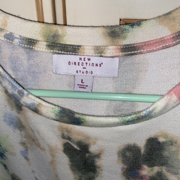 New Directions Tie Dye Boho Dress - Picture 4 of 7